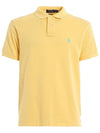 Men's Mint Embroidery Logo Short Sleeve PK Shirt Light Yellow - POLO RALPH LAUREN - BALAAN.