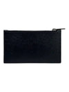 Essential Zipper Compact Grain Calfskin Card Wallet Black - CELINE - BALAAN 5