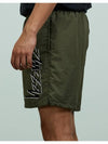 Shadow Script Long Beach Shorts Dusty Green - STUSSY - BALAAN 3