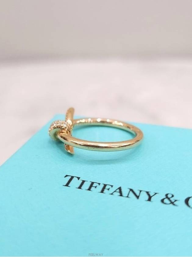 Lux You Diamond yellow gold note ring No 5 in Korea - TIFFANY & CO. - BALAAN 2