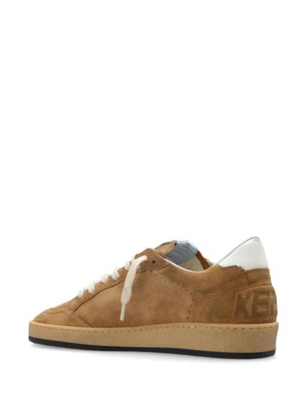 Ball Star Suede Low Top Sneakers Brown - GOLDEN GOOSE - BALAAN 7