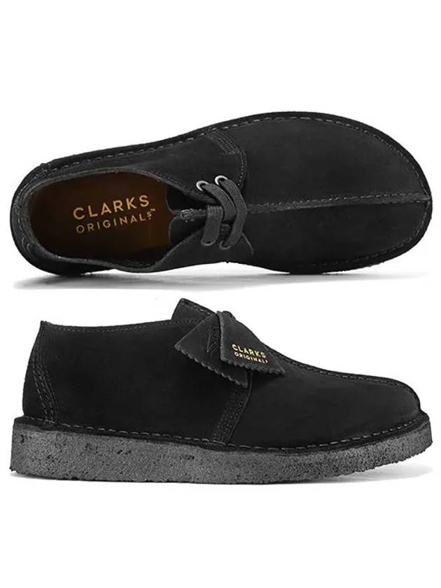 Desert Trek Suede Loafer Black - CLARKS - BALAAN 3