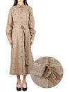 Women's Bartolo Long Dress Brown - MAX MARA - BALAAN 2