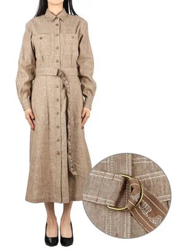 Women's Bartolo Long Dress Brown - MAX MARA - BALAAN 2