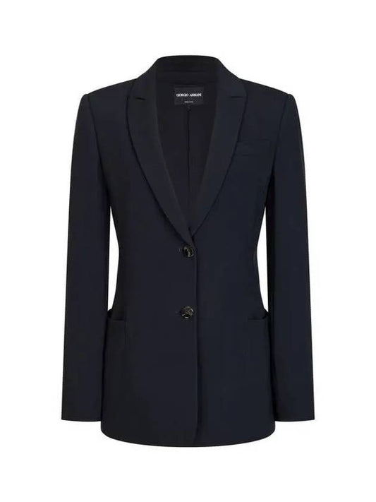 Women s Peaked Lapel Stretch Jacket Black 271000 - GIORGIO ARMANI - BALAAN 1