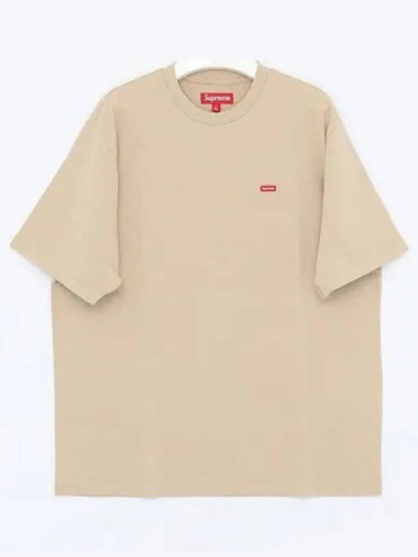 Small box logo short sleeve t shirt SS24KN18 TAN 270264 1039834 - SUPREME - BALAAN 1