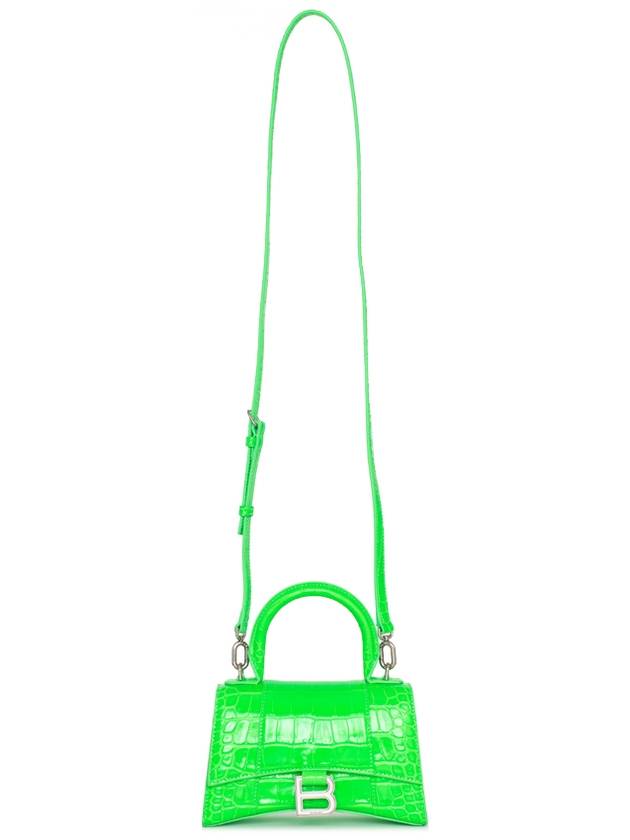 Hourglass Tote Bag Green - BALENCIAGA - BALAAN.