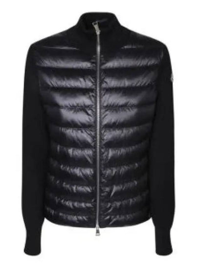 Logo patch wool padding black - MONCLER - BALAAN 2