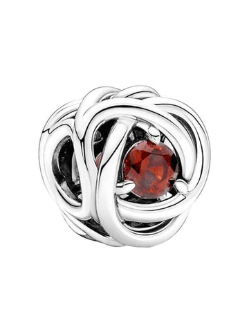 January Eternity Circle Charm Red - PANDORA - BALAAN 1