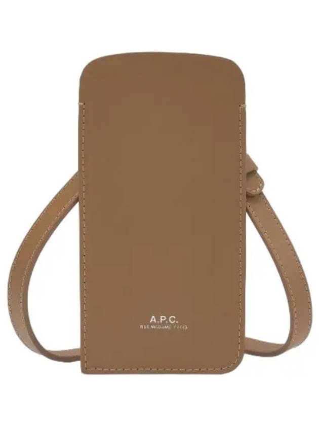 James logo card holder sand wallet - A.P.C. - BALAAN 1