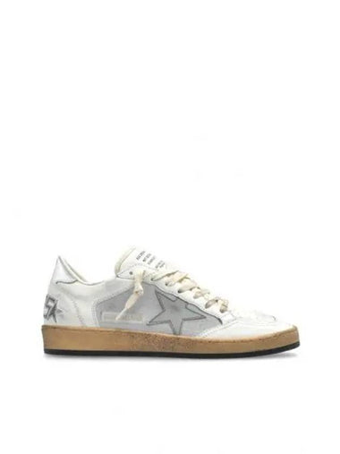 Ball Star Low Top Sneakers White Silver - GOLDEN GOOSE - BALAAN 1