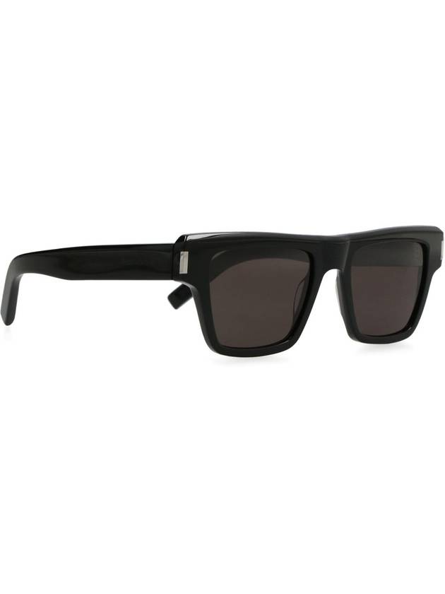 Square Sunglasses Black - SAINT LAURENT - BALAAN 4