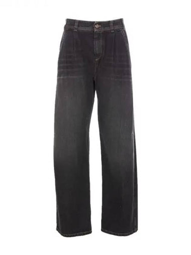 Pleated cotton denim pants 270552 - BRUNELLO CUCINELLI - BALAAN 1