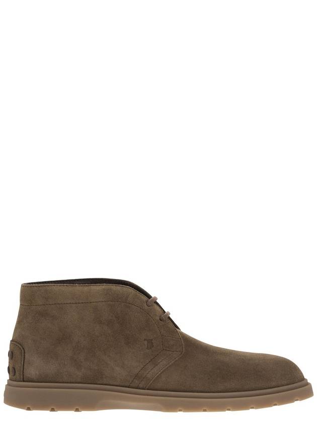 Suede Desert Winter Boots Brown - TOD'S - BALAAN 2