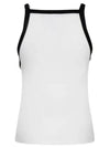 Buckle Contrast Sleeveless White - COURREGES - BALAAN 3