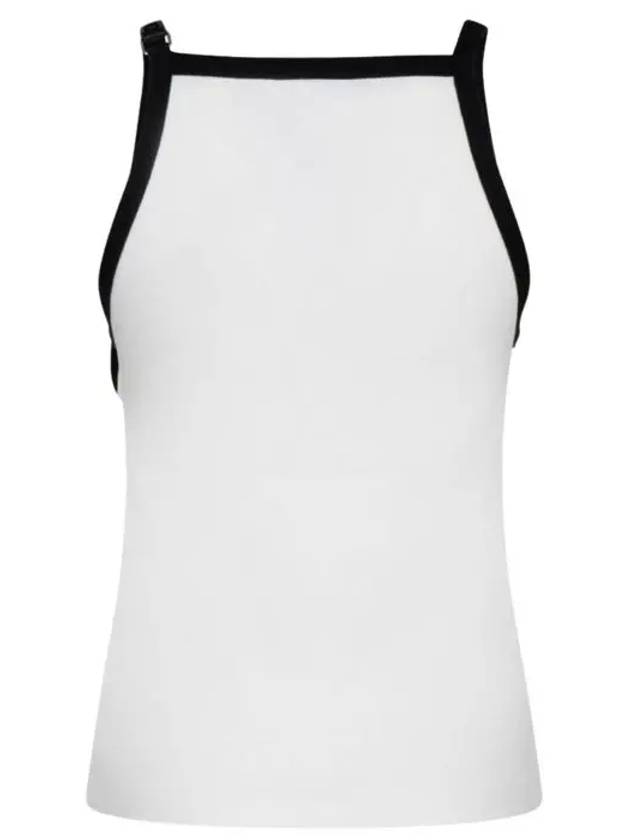 Buckle Contrast Sleeveless White - COURREGES - BALAAN 3