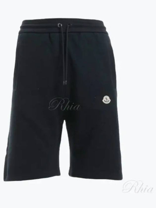 Jersey Bermuda Shorts Black - MONCLER - BALAAN 2