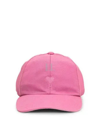 Embroidered Logo Denim Ball Cap Candy Pink - AMI - BALAAN 2