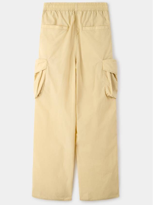 Elastic Cargo Straight Pants Beige - SUNNEI - BALAAN 4