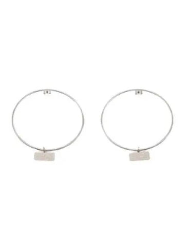 MM6 ring earrings silver - MAISON MARGIELA - BALAAN 1