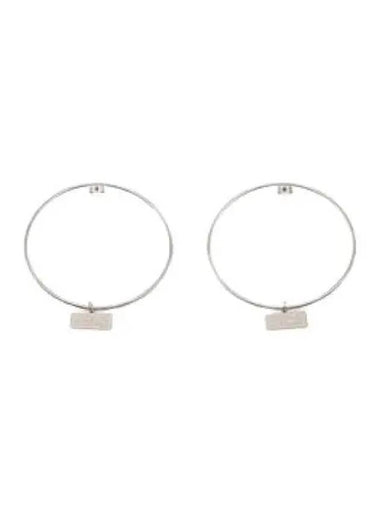 MM6 ring earrings silver - MAISON MARGIELA - BALAAN 1