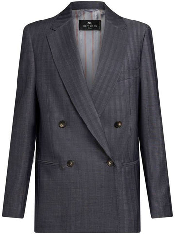 Etro Double-Breasted Jacket - ETRO - BALAAN 1