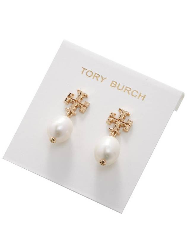 Kira Pearl Drop Earrings Gold - TORY BURCH - BALAAN 8