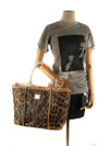 Leopard Tote Bag Brown - DOLCE&GABBANA - BALAAN 3