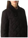 Diamond Quilted Thermoregulated Barn Jacket Black - BURBERRY - BALAAN 6