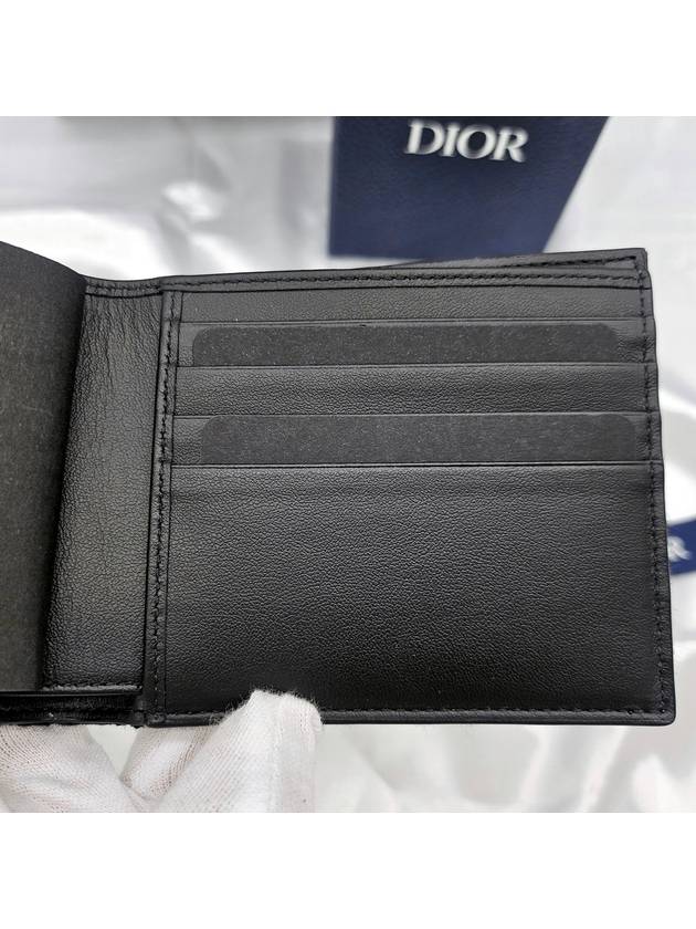 Wallet Black Oblique Jacquard Men s Bicycle 2OBBH027YSE - DIOR - BALAAN 7