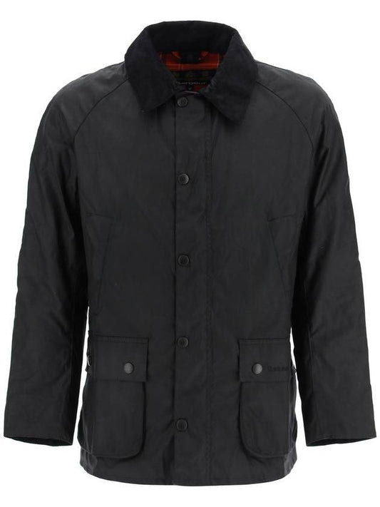 Ashby Wax Jacket Black - BARBOUR - BALAAN 1