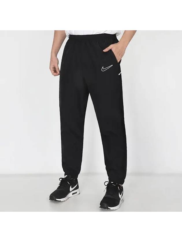 Academy Dri Fit Soccer Track Pants Black White - NIKE - BALAAN 2