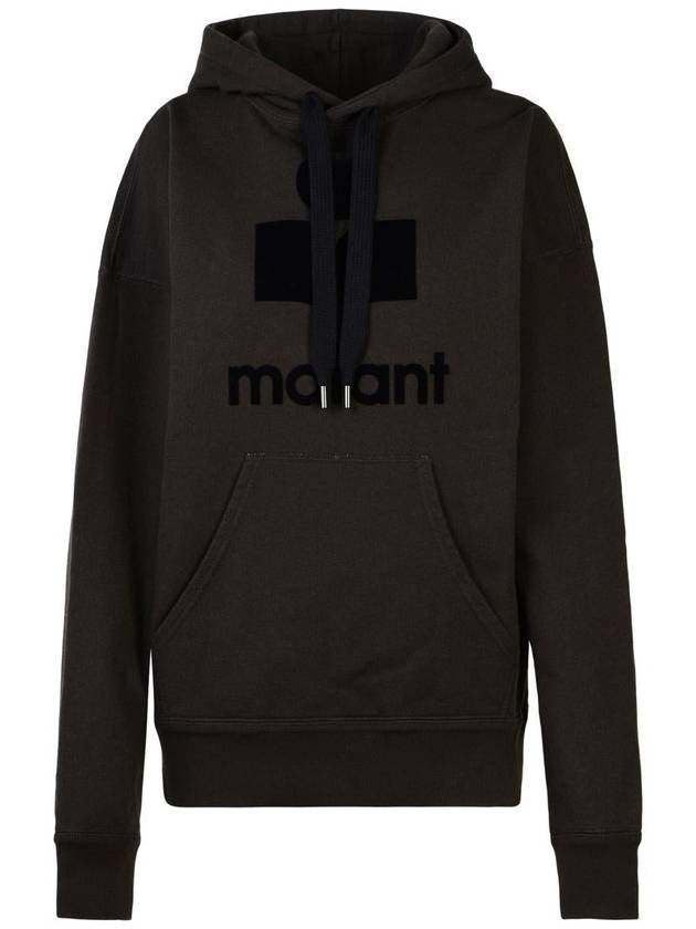 Isabel Marant Étoile 'Mansel' Black Cotton Blend Sweatshirt - ISABEL MARANT ETOILE - BALAAN 1