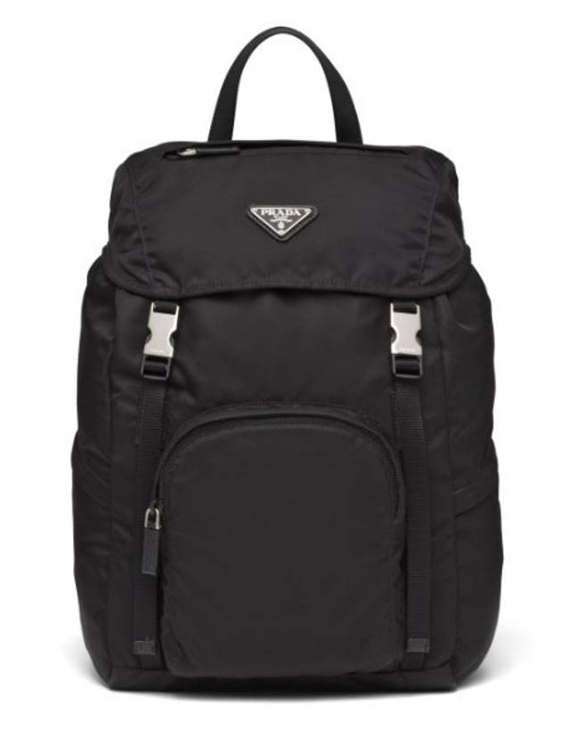 Triangle Logo Re-Nylon Backpack Black - PRADA - BALAAN 1