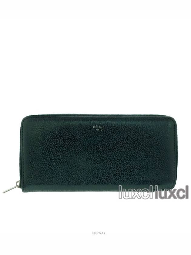 Zipped leather women s long wallet - CELINE - BALAAN 2