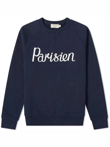 ZoZ Parisian Sweatshirt Navy AM00301KM0001 NA - MAISON KITSUNE - BALAAN 1