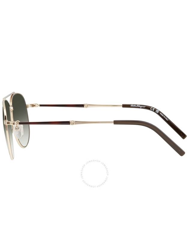 Eyewear Boeing Metal Sunglasses Havana Green - SALVATORE FERRAGAMO - BALAAN 4