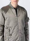 Men's Nylon Bomber Jacket Grey - FENDI - BALAAN 8