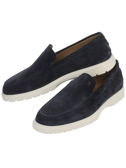 Casual Suede Slipper Loafers Navy - TOD'S - BALAAN 2