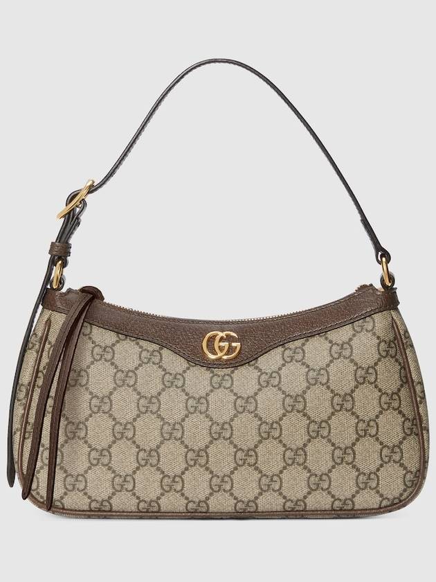 Ophidia GG Small Canvas Shoulder Bag Beige Ebony - GUCCI - BALAAN 2