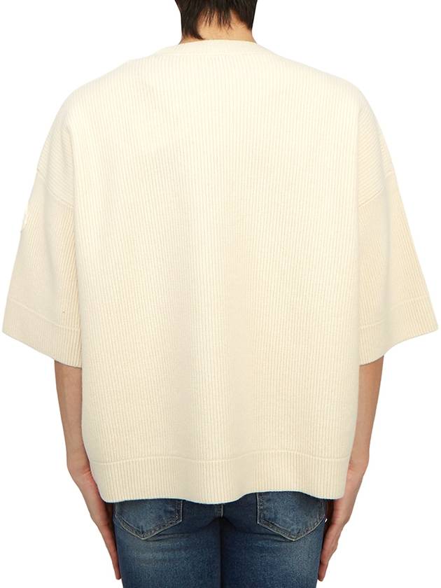 Genius Knit Top Ivory - MONCLER - BALAAN 4