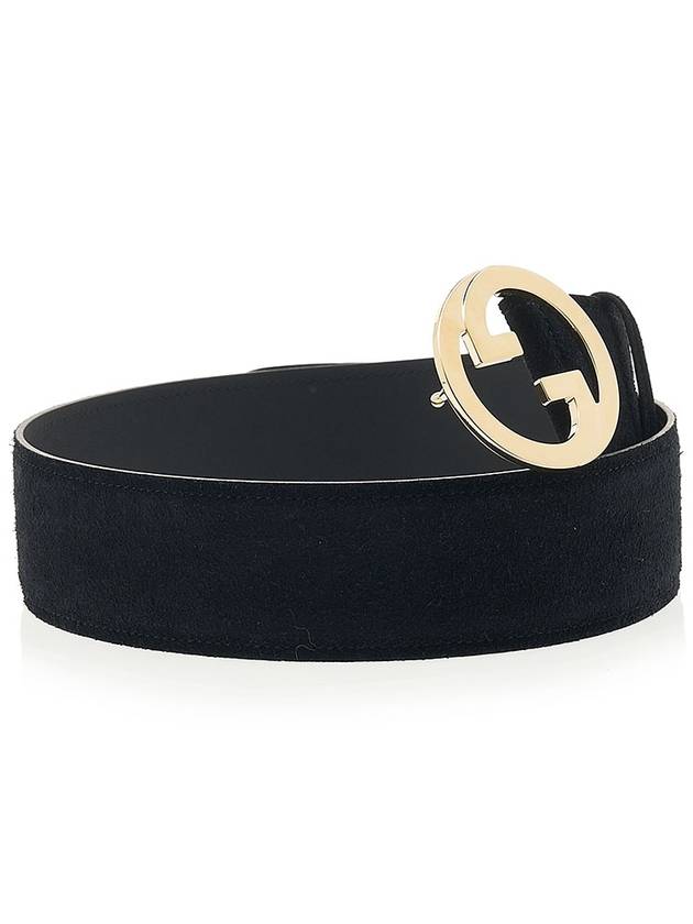 Blondie Wide Belt Black - GUCCI - BALAAN 4