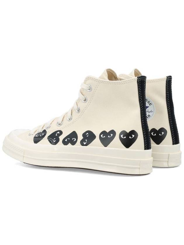 Comme Des Garçons Play X Converse Multi Heart Hi Top - COMME DES GARCONS PLAY - BALAAN 4