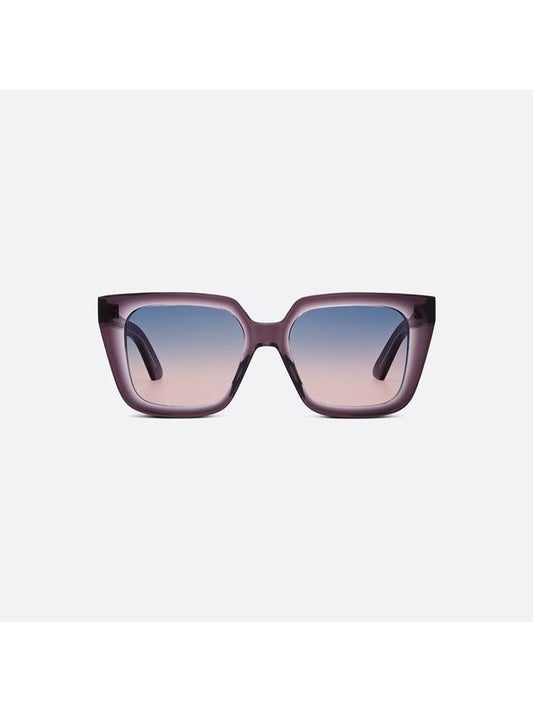 MIDNIGHT S11 Sunglasses Transparent Violet Square DMNGS1IXR 60G2 - DIOR - BALAAN 2