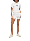 Women's Iconic Logo Action Shorts White - AUTRY - BALAAN 6