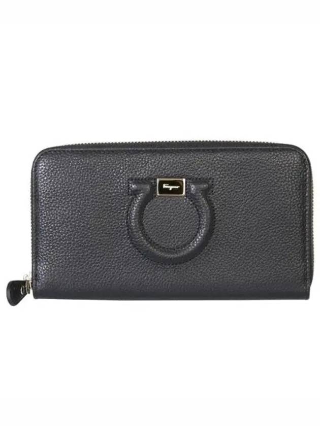 Ferragamo Gancini zip around leather wallet 736969 - SALVATORE FERRAGAMO - BALAAN 1