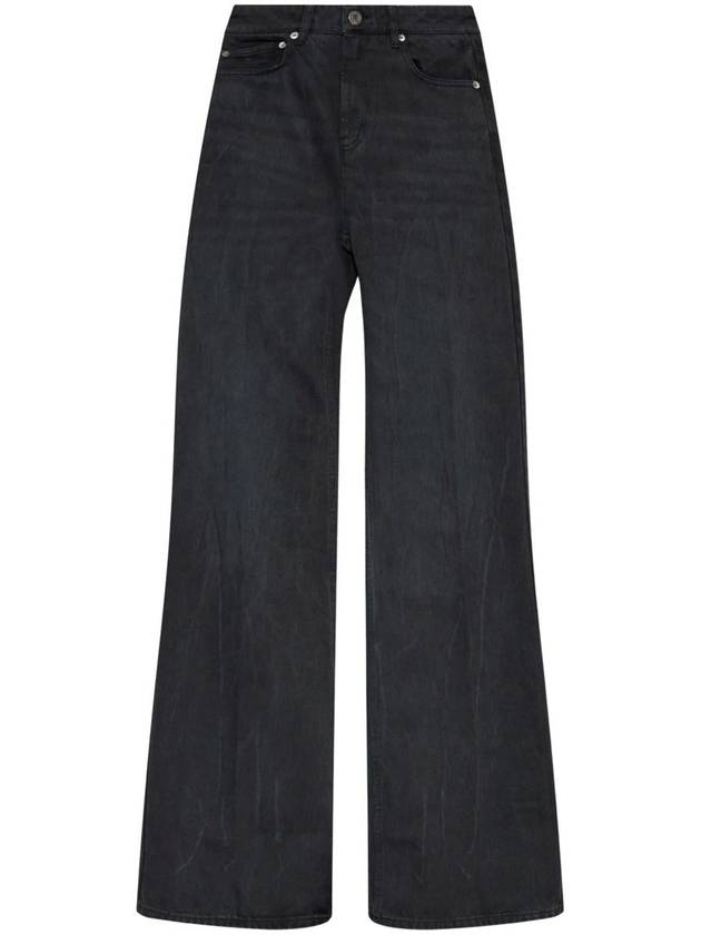 AMI Paris Cotton Wide-Leg Jeans - AMI - BALAAN 1