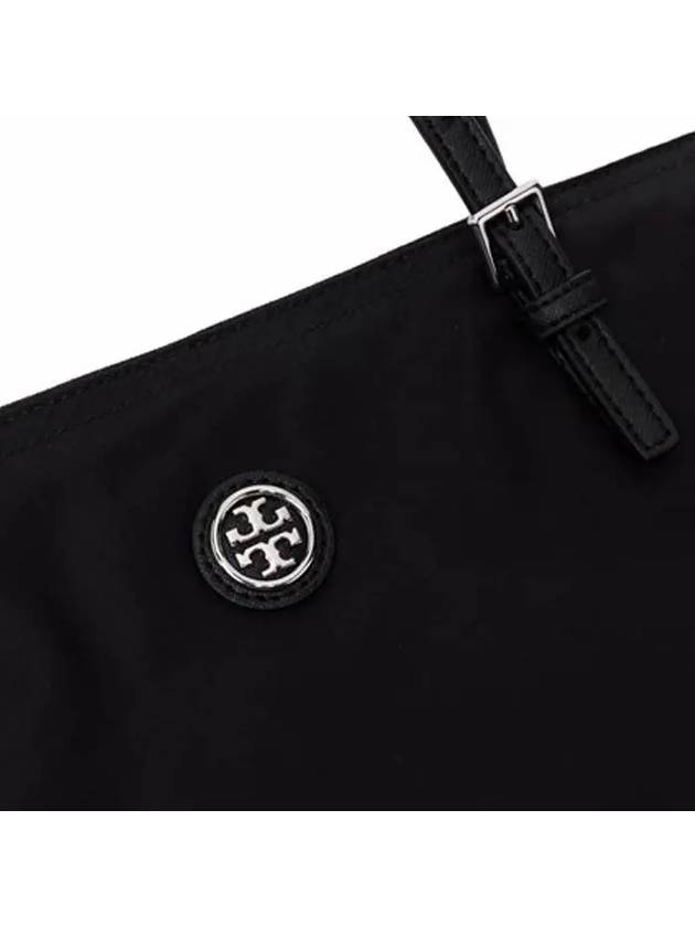 Virginia Nylon Shoulder Bag Black - TORY BURCH - BALAAN.