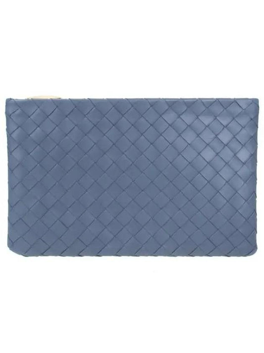 Intrecciato Medium Clutch Bag Thunder - BOTTEGA VENETA - BALAAN 2