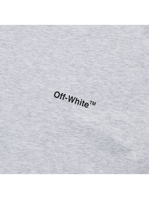 Diag Outline Skate Sweatshirt Gray - OFF WHITE - BALAAN 8